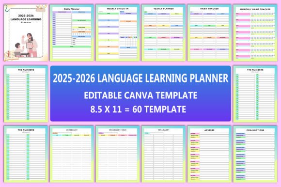 2025-2026 Language Learning Planner
