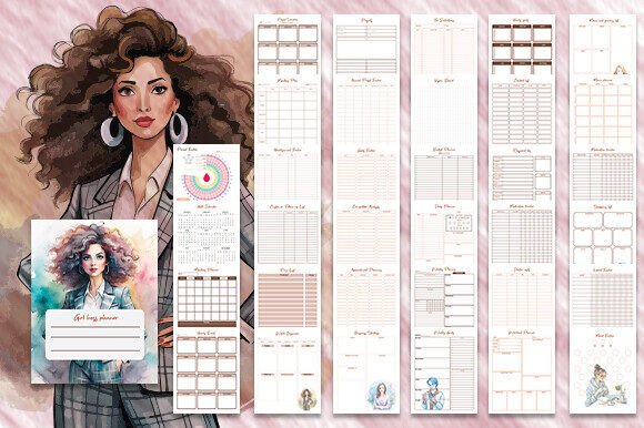 2025 Girl Boss Planner Template
