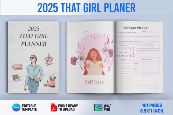 2025 That Girl Planner: A Practical Tool for Streamlining Your KDP Journey