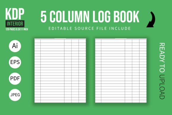 5 Column Log Book: A Must-Have Tool for KDP Sellers