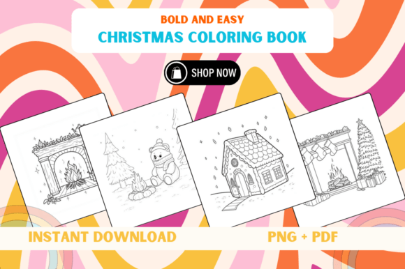 Bold and Easy Christmas Coloring Book: A Strategic Tool for Creative Expression and Holiday Planning