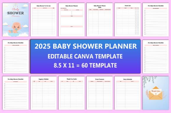 Editable 2025 Baby Shower Planner: A Comprehensive Resource for Organized Celebrations