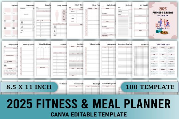Editable 2025 Fitness Meal Planner: A Comprehensive Tool for Health and Wellness