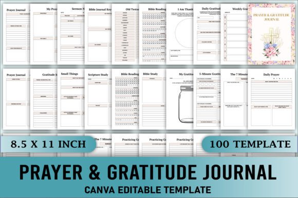 Editable Prayer Gratitude Journal: A Powerful Tool for Spiritual Growth and Organization