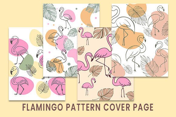 Flamingo Pattern Cover Pages