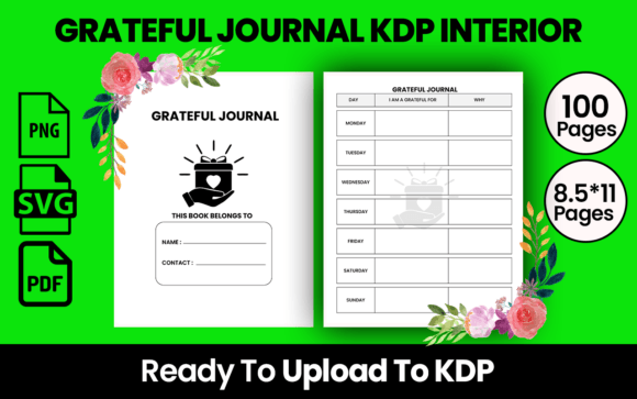 Grateful Journal KDP Interior: A Versatile Tool for Creative and Business Purposes