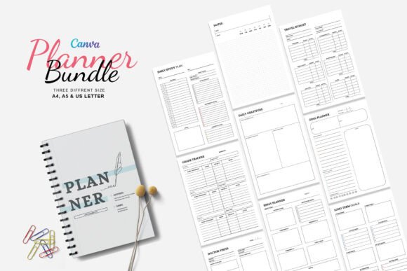 Printable Planner Bundle Pack Vol.67: The Ultimate Digital Planning Tool for Organized Living