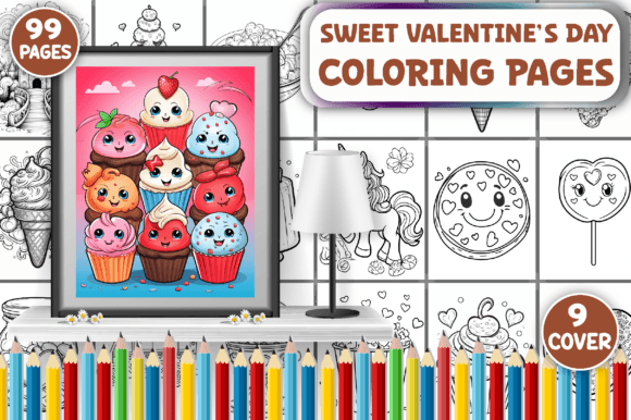 Sweet Valentine’s Day Coloring Pages: A Creative Escape for Adults